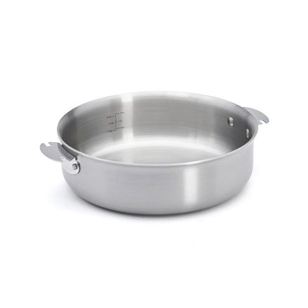 Nerezový rendlík de Buyer 3662.24 ALCHIMY LOQY, nerezový, průměr 24 cm, objem 2,3 L, zahnutý okraj