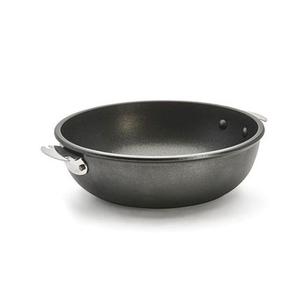 Soté pánev de Buyer 8365.24 CHOC EXTREME LOQY, průměr 24 cm, vyšší okraje, hliník, 2 nýtované klipsy