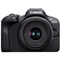 Kompaktní fotoaparát s vyměnitelným objektivem Canon EOS R100 + RF-S18-45 IS STM, černý (1)