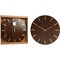 Nástěnné hodiny Segnale KO-Y36300180 40 cm dekor dřevo tmavě hnědé (2)