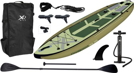 Paddleboard Xqmax KO-8DP001510 pádlovací prkno 330 cm s kompletním příslušenstvím zelená