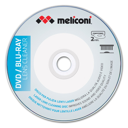 Čistící DVD Meliconi 621012 Čistící DVD na čočky laseru