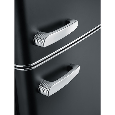 Kombinovaná chladnička Severin RKG 8932 MATT BLACK RETRO (3)