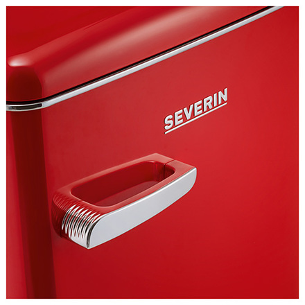 Jednodvéřová lednice Severin RKS 8830 RED RETRO (3)