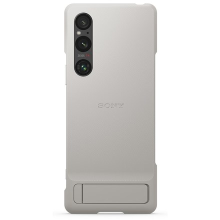 Kryt na mobil Sony Xperia 1 V 5G Stand Cover - šedý