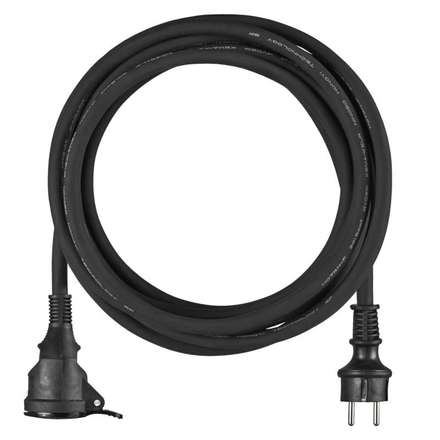 Prodlužovací kabel Emos P01705 Prodlužovací kabel neoprenový – spojka, 5m, 3x 1,5mm2