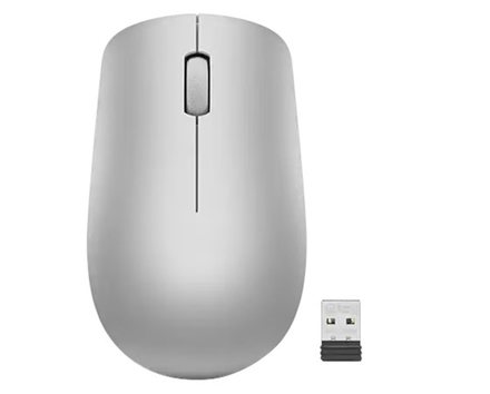 Bezdrátová počítačová myš Lenovo Wireless Mouse 530 Platinum Grey