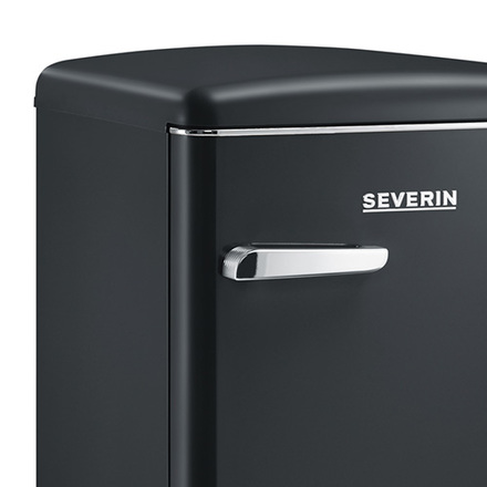 Jednodvéřová lednice Severin RKS 8832 MATT BLACK RETRO (1)