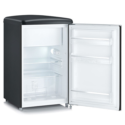 Jednodvéřová lednice Severin RKS 8832 MATT BLACK RETRO (2)