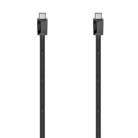 USB kabel Hama USB-C/ USB-C, 0, 75 m - černý