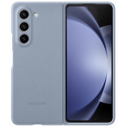 Kryt na mobil Samsung Galaxy Z Fold5, Eco Leather - modrý
