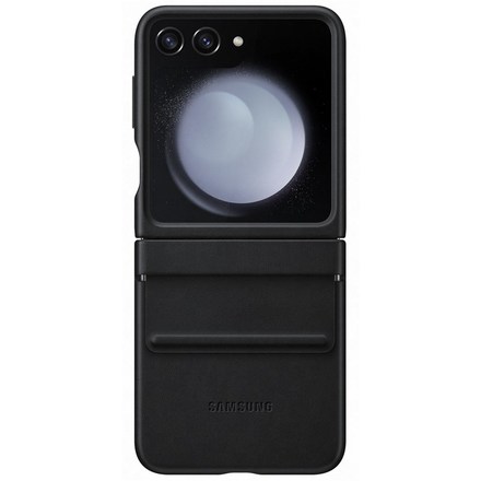 Kryt na mobil Samsung Galaxy Z Flip5 Flap Eco Leather - černý