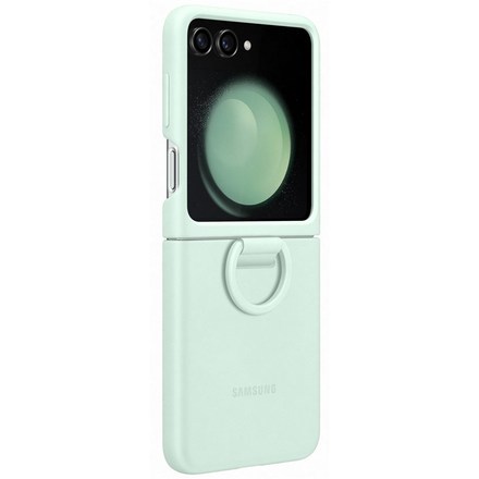 Kryt na mobil Samsung Galaxy Z Flip5 s držákem - zelený