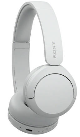 Polootevřená bezdrátová sluchátka Sony WHCH520W.CE7 bílá (1)