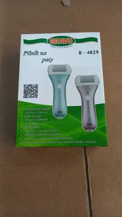 Elektrický pilník na chodidla Bravo B-4829 ZELENÝ (rozbaleno) (1)