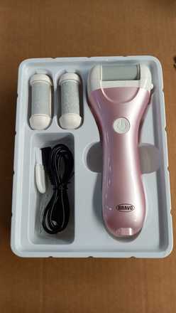 Elektrický pilník na chodidla Bravo B-4829 RŮŽOVÝ (rozbaleno) (2)
