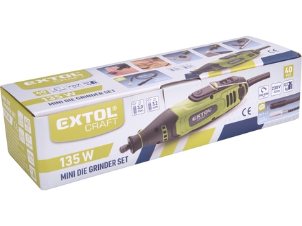 Přímá bruska Extol Craft 404112 40ks příslušenství, 135W (11)