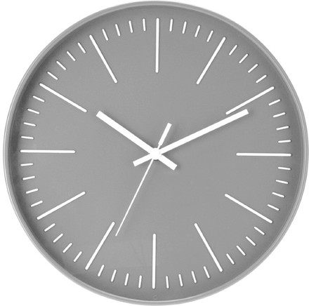Nástěnné hodiny SegnaleKO-837362100 30 cm šedé