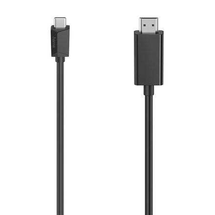HDMI kabel Hama USB-C/ HDMI, UHD/ 4K, 1, 5 m - černý