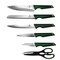 Sada nožů Berlingerhaus BH-2794 nerez 7 ks Emerald Collection ve stojanu (1)