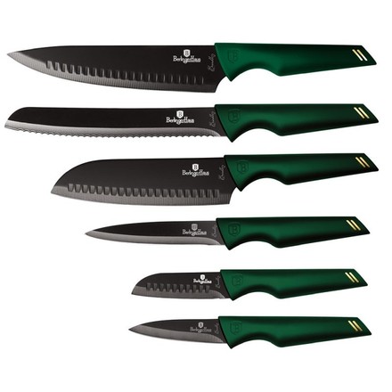Sada nožů Berlingerhaus BH-2591 s nepřilnavým povrchem 6 ks Emerald Collection
