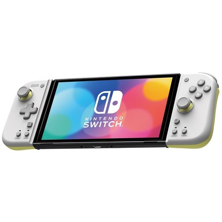 Gamepad HORI Split Pad Compact na Nintendo Switch - šedý/ žlutý