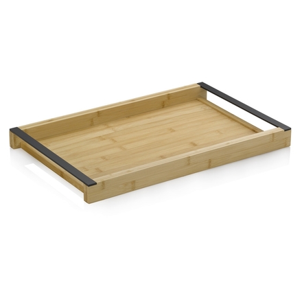 Servírovací tác Kela KL-12597 Kiril 54x35 cm bambus černá