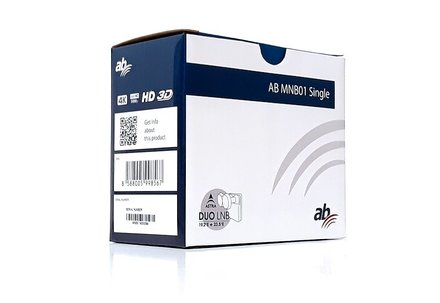 LNB konvertor AB LNB01 Monoblock 4,3 Single 0,1dB (2)