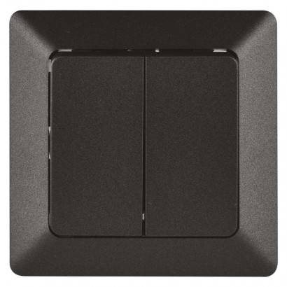 Vypínač Emos A6100.6 Přepínač sériový č. 5, antracit