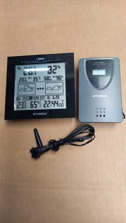 Meteostanice Hyundai WS 2244 černá (rozbaleno) (2)