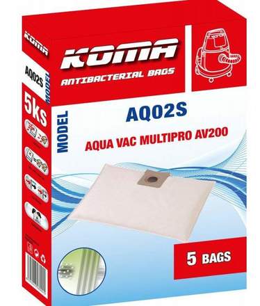 Sáčky do vysavače Koma AQ02S - AquaVac Multipro 200 textilní, 5ks (2)