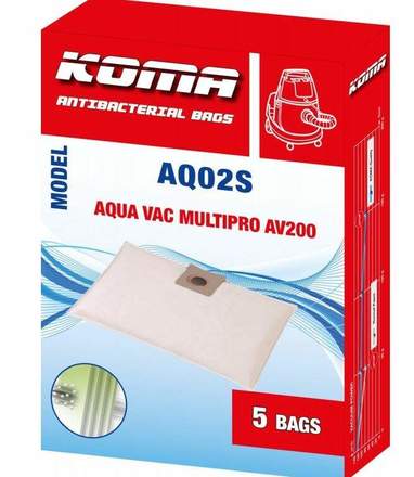 Sáčky do vysavače Koma AQ02S - AquaVac Multipro 200 textilní, 5ks (3)
