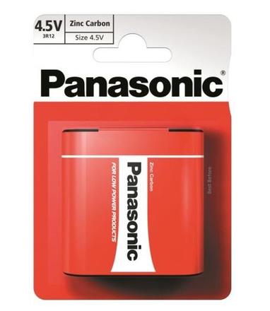 Plochá baterie Panasonic 3R12RZ/1BP zinkouhlíková 4,5V, 3R12, blistr 1ks