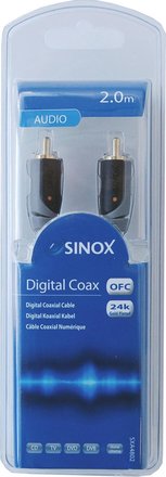 Koaxiální kabel Sinox SXA 4802 kabel dig koax 2 m
