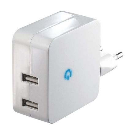 Nabíječka do sítě Emos V0124 Univerzální duální USB adaptér do sítě 4,2A (21W) max.