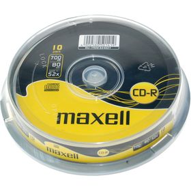 CD disk Maxell CD-R 700MB 52x 10SP 624027