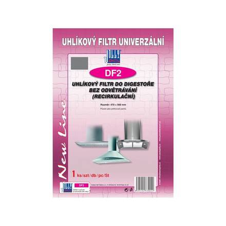 Uhlíkový filtr do odsavače par Jolly DF2 Univerzální uhlíkový filtr do digestoře bez odvětrání