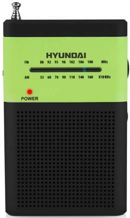 Přenosný radipřijímač Hyundai PPR 310 BG, černý/zelený (1)