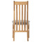 Dřevěná jídelní židle Autronic Dřevěná jídelní židle, potah stříbrná látka, masiv dub, přírodní odstín (C-2100 SIL2) (7)