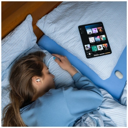 Sluchátka do uší Fixed Buds Pro, ANC, bezdrátové nabíjení - šedá (9)