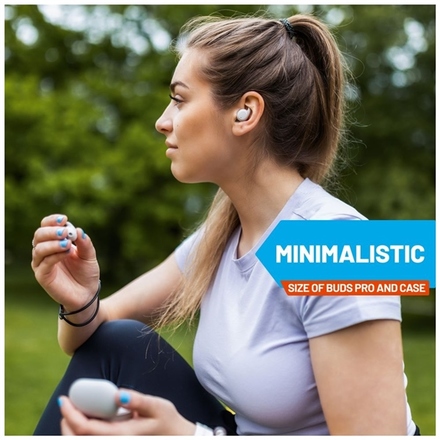 Sluchátka do uší Fixed Buds Pro, ANC, bezdrátové nabíjení - šedá (4)