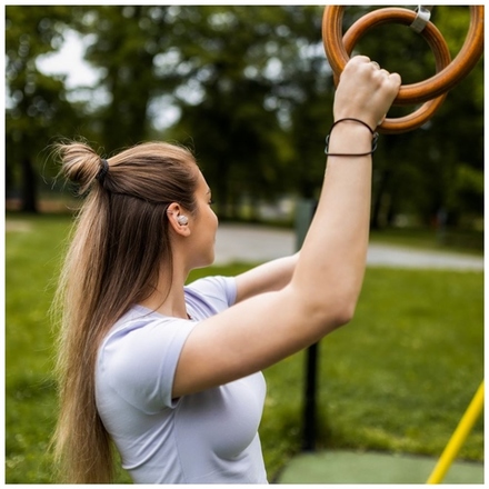 Sluchátka do uší Fixed Buds Pro, ANC, bezdrátové nabíjení - šedá (8)