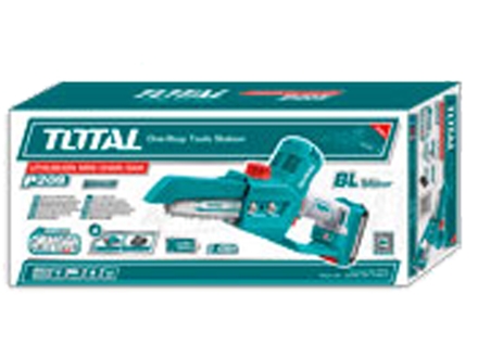Aku řetězová pila Total TGSLI2068, mini, 20V Li-ion, brushless, 2000mAh, bez baterie a nabíječky (1)