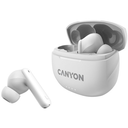 Sluchátka do uší Canyon TWS-8 BT - bílá