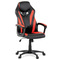 Herní židle Autronic Herní židle, potah - červená a černá ekokůže. houpací mechanismus (KA-Y209 RED) (14)