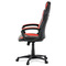 Herní židle Autronic Herní židle, potah - červená a černá ekokůže. houpací mechanismus (KA-Y209 RED) (4)