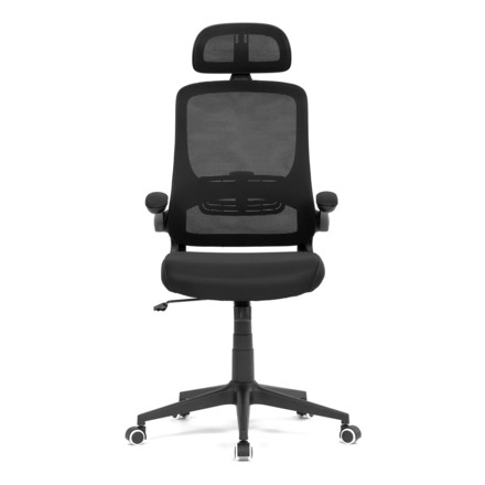 Kancelářská židle Autronic Židle kancelářská, černá mesh, plastový kříž (KA-Q851 BK) (1)