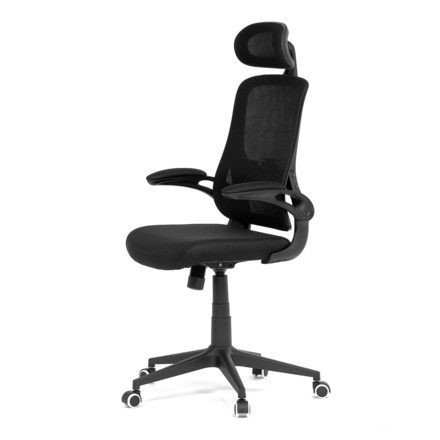 Kancelářská židle Autronic Židle kancelářská, černá mesh, plastový kříž (KA-Q851 BK) (3)