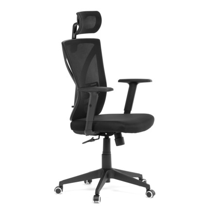 Kancelářská židle Autronic Židle kancelářská, černá mesh, plastový kříž (KA-Q851 BK) (11)