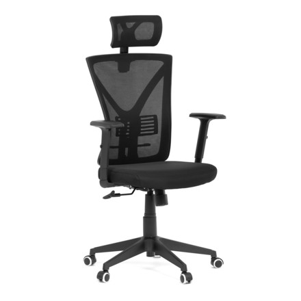 Kancelářská židle Autronic Židle kancelářská, černá mesh, plastový kříž (KA-Q851 BK) (12)